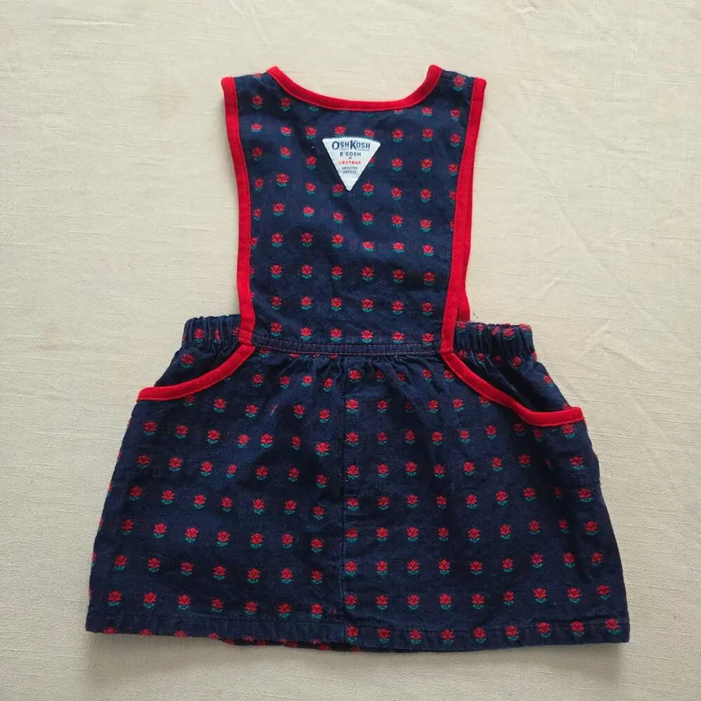 Vintage Oshkosh Rose Dress 24 months